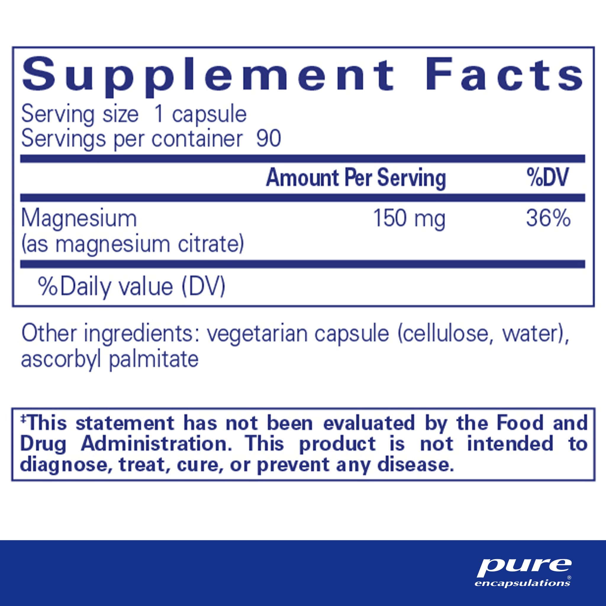 Pure Encapsulations - Magnesium (citrate)
